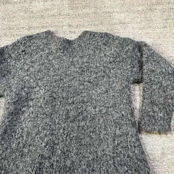 Gleneden Grey Alpaca Wool Women’s Pullover Sweater - Picture 2 of 6